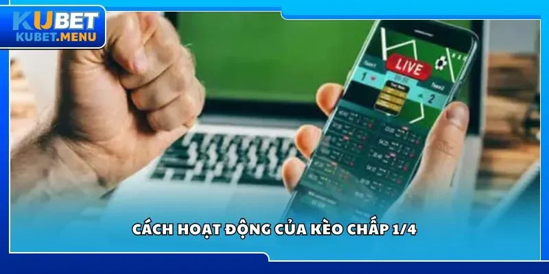 Cách hoạt động của kèo chấp 1/4