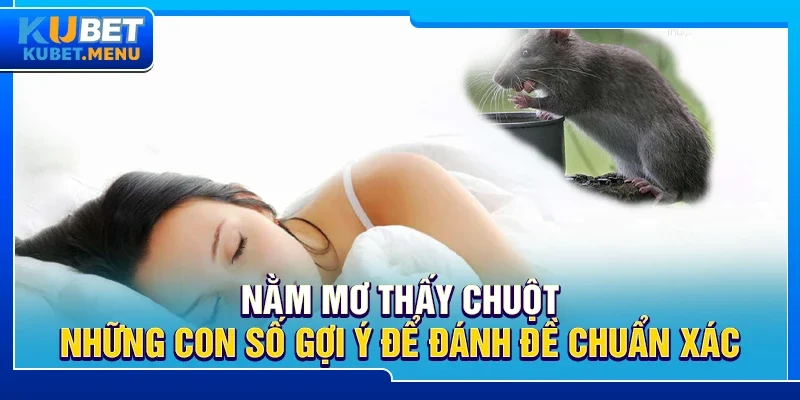 Nằm mơ thấy chuột – Những con số gợi ý để đánh đề chuẩn xác