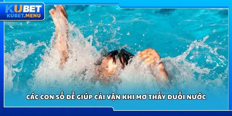 Các con số đề giúp cải vận khi mơ thấy đuối nước